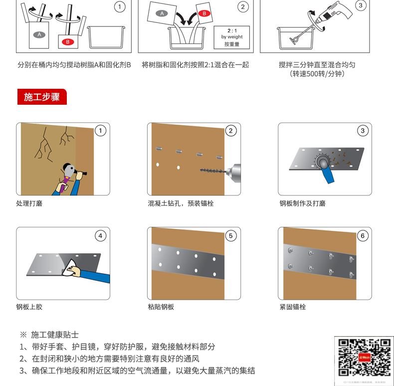 包钢贵阳粘钢加固施工过程